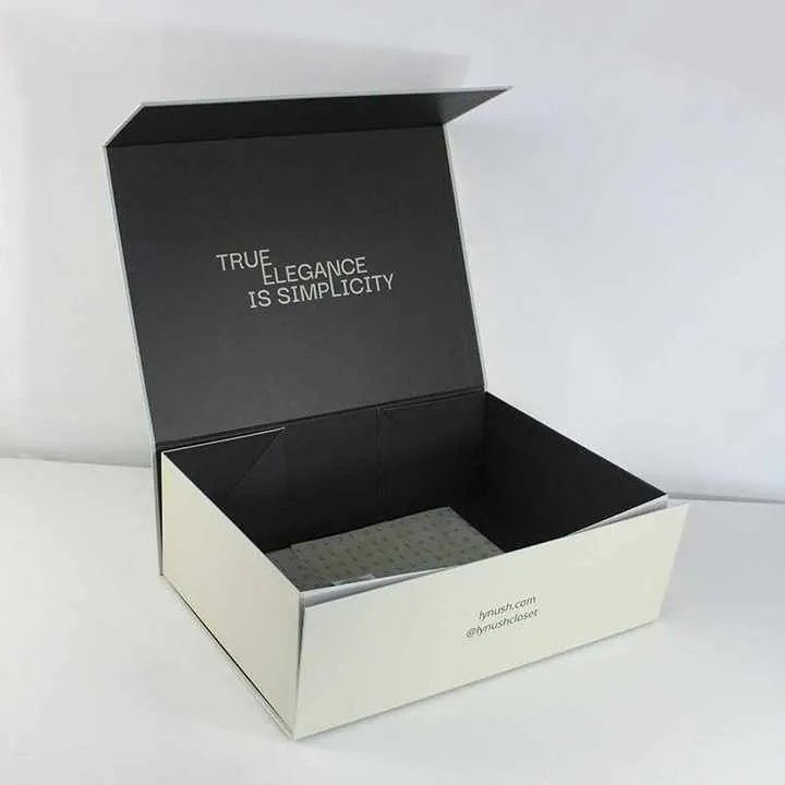 صندوق تعبئة صندوق هدايا من الورق المقوى . Recyclable Hard Cardboard Gift Box