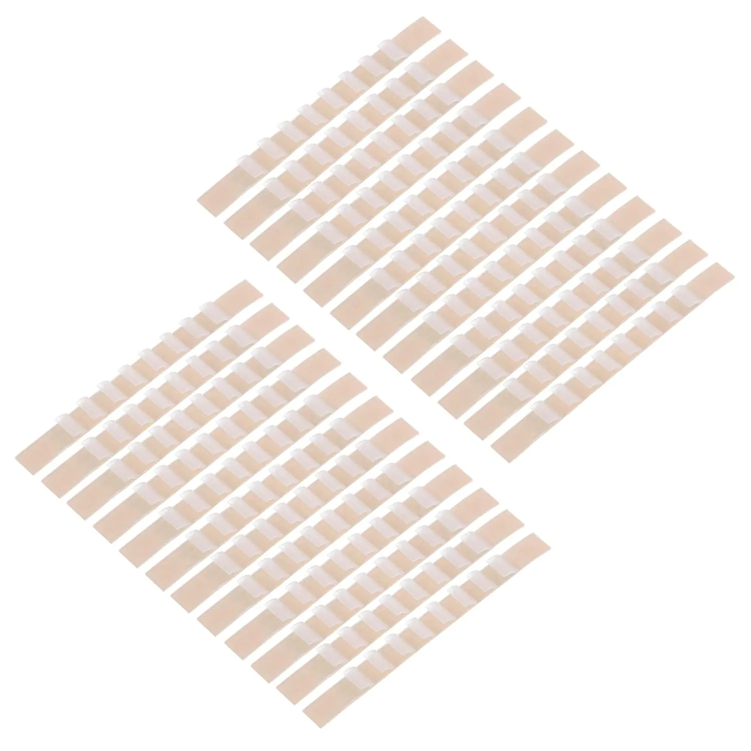 100Pcs Non-Slip Hanger Grips Silicone Adhesive Clothes Hanger Strips For Wood Pl