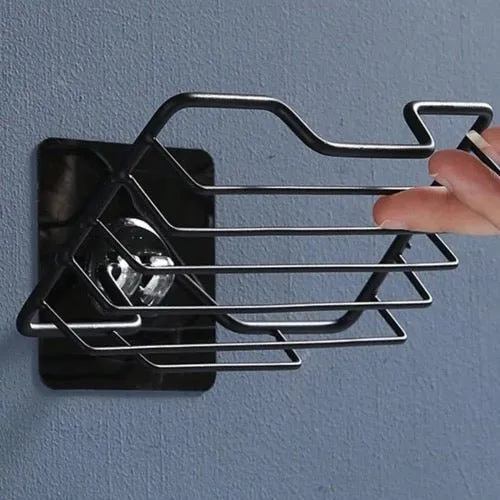 1pc Stainless Steel Soap Dish Holder, Wall Mounted.