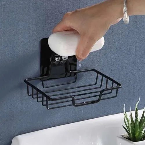 1pc Stainless Steel Soap Dish Holder, Wall Mounted.