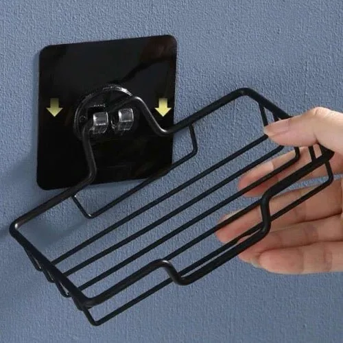 1pc Stainless Steel Soap Dish Holder, Wall Mounted.