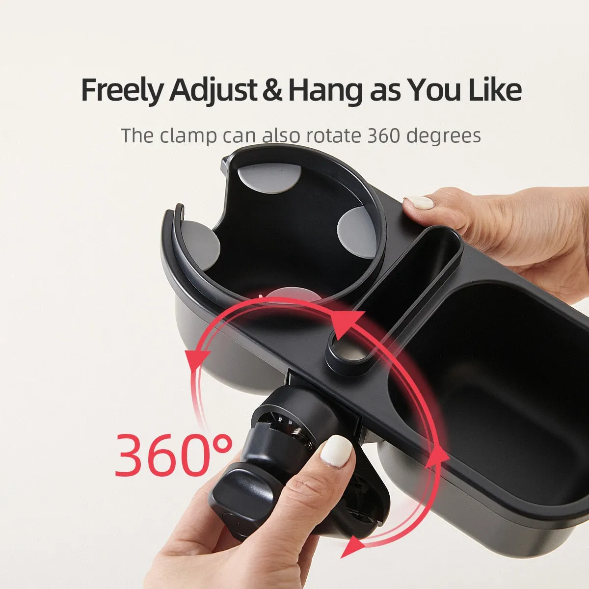 3in1 Multifunctional Baby Stroller Cup and Phone Holder