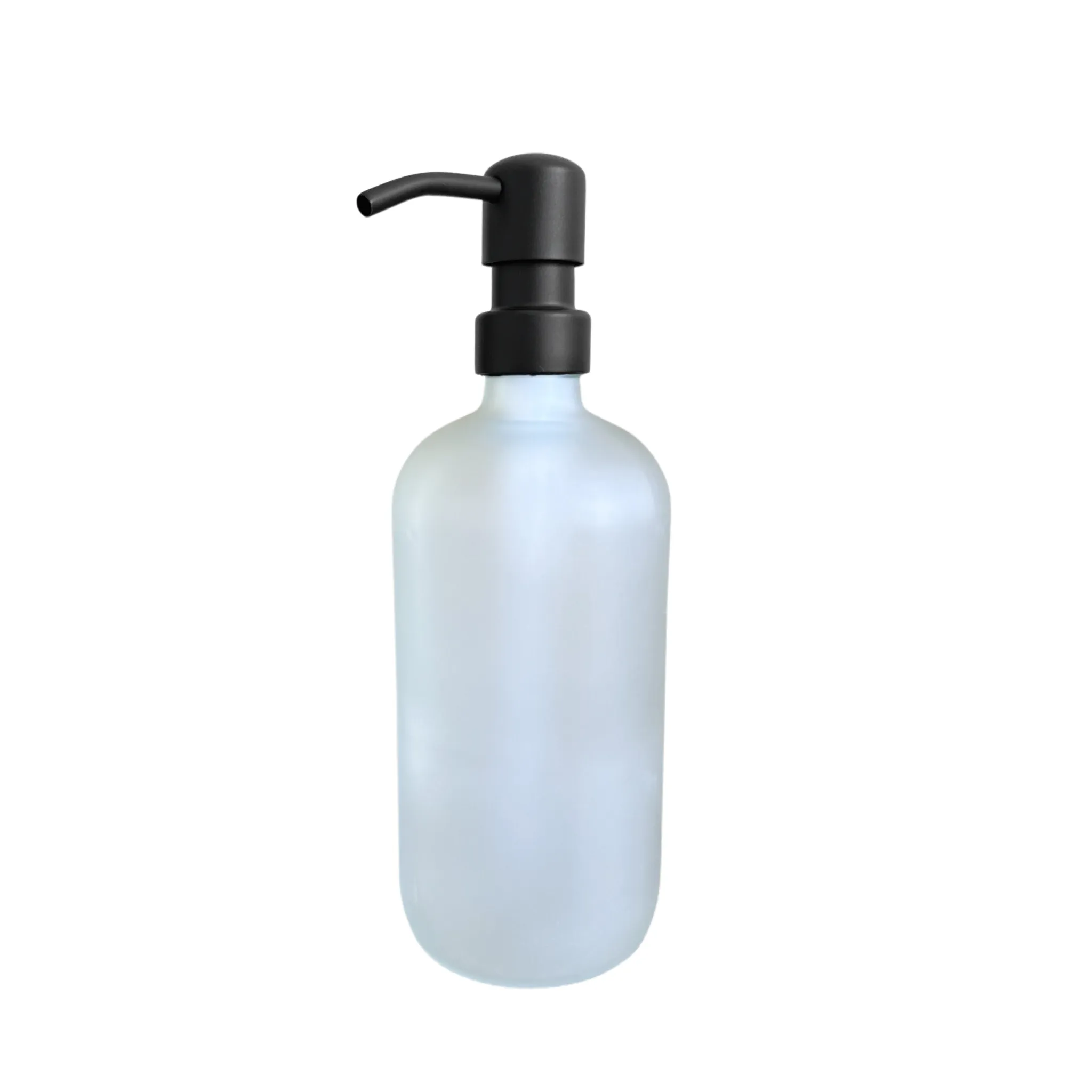 500ml Frosted Glass Pump Bottle