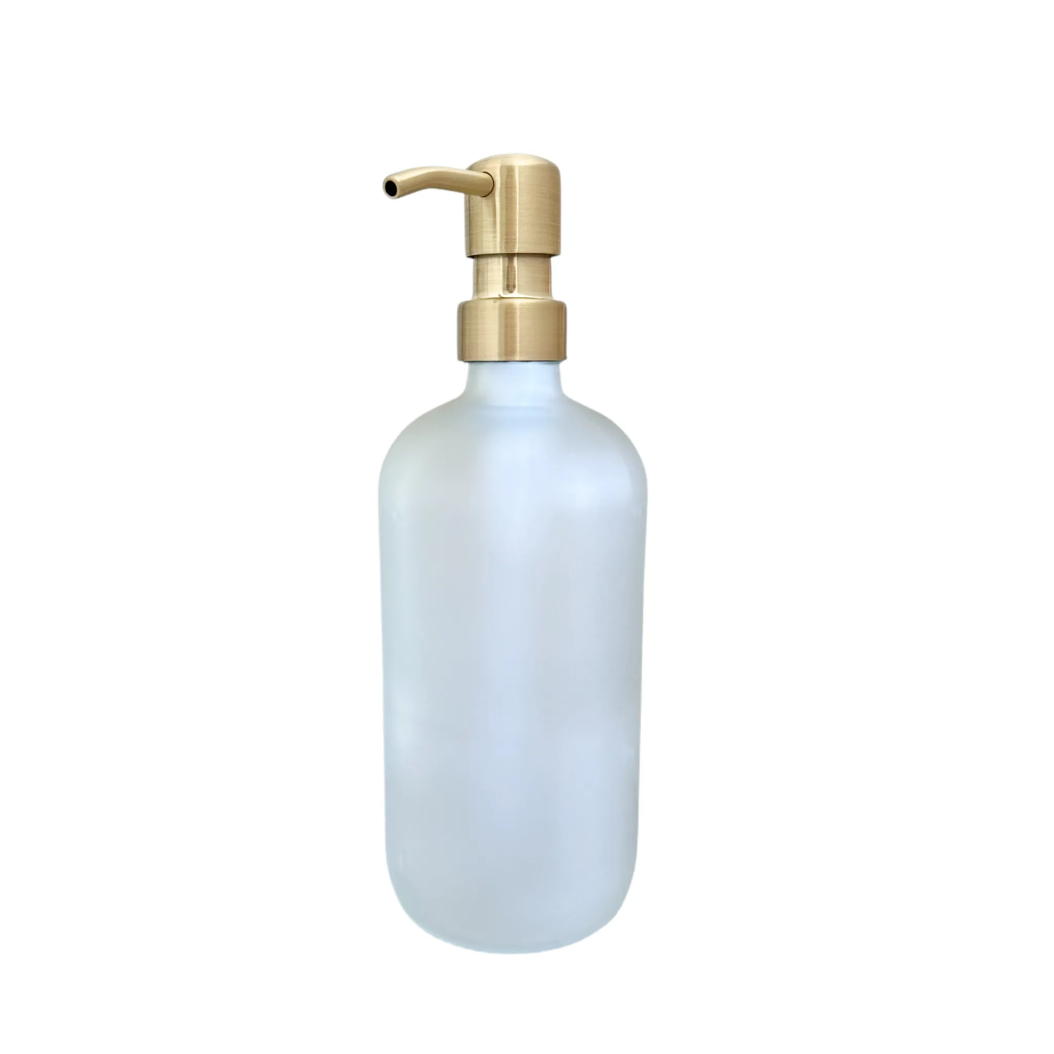 500ml Frosted Glass Pump Bottle