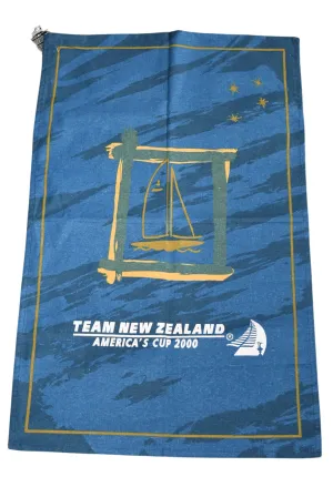 Americas Cup 2000 Team New Zealand official merch tea towel, new with tags