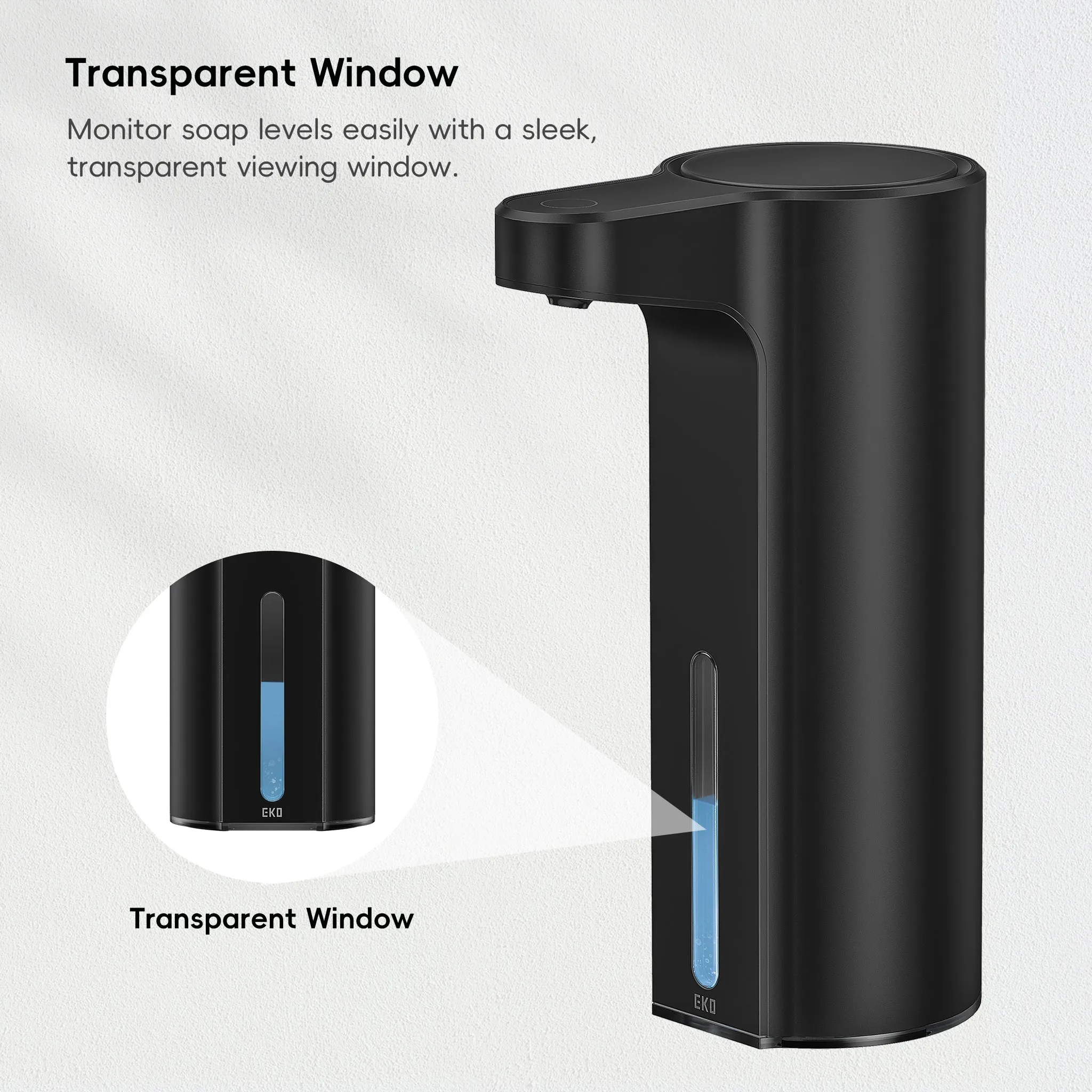Aroma Smart Liquid Soap Dispenser - Matte Black
