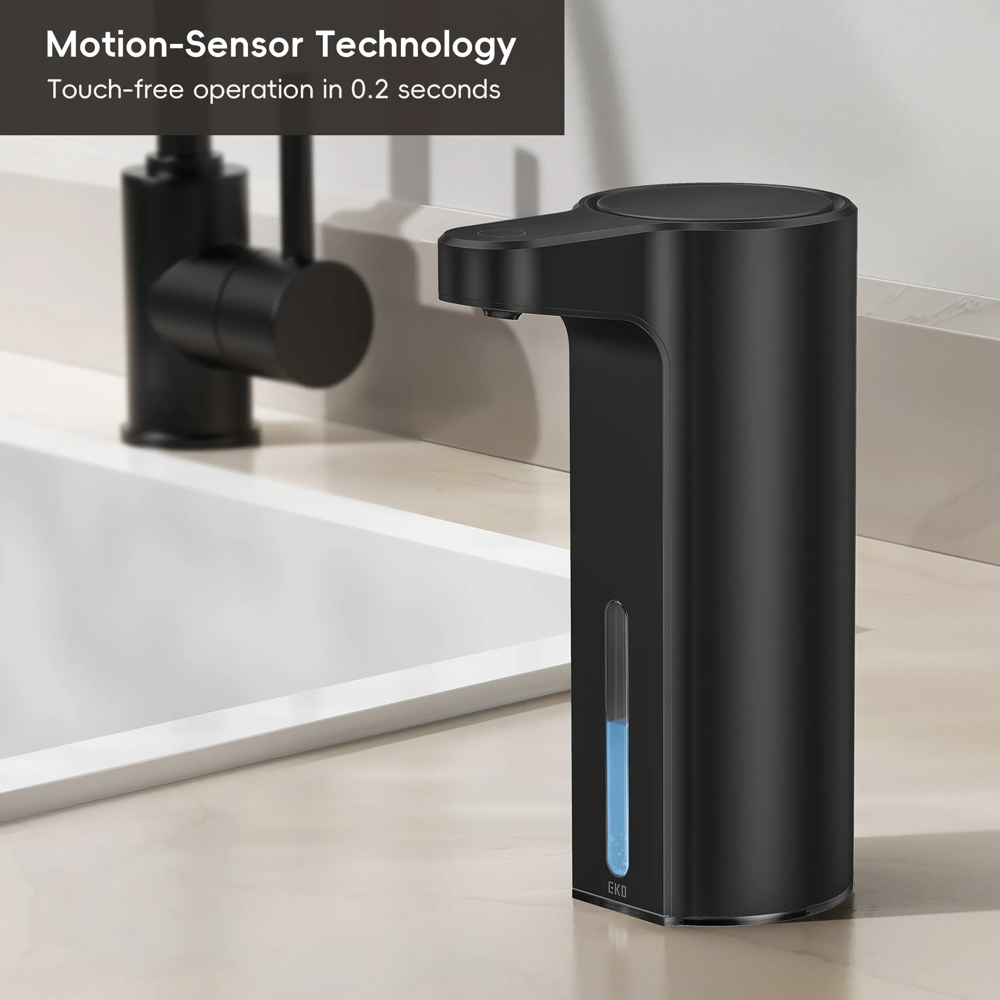 Aroma Smart Liquid Soap Dispenser - Matte Black