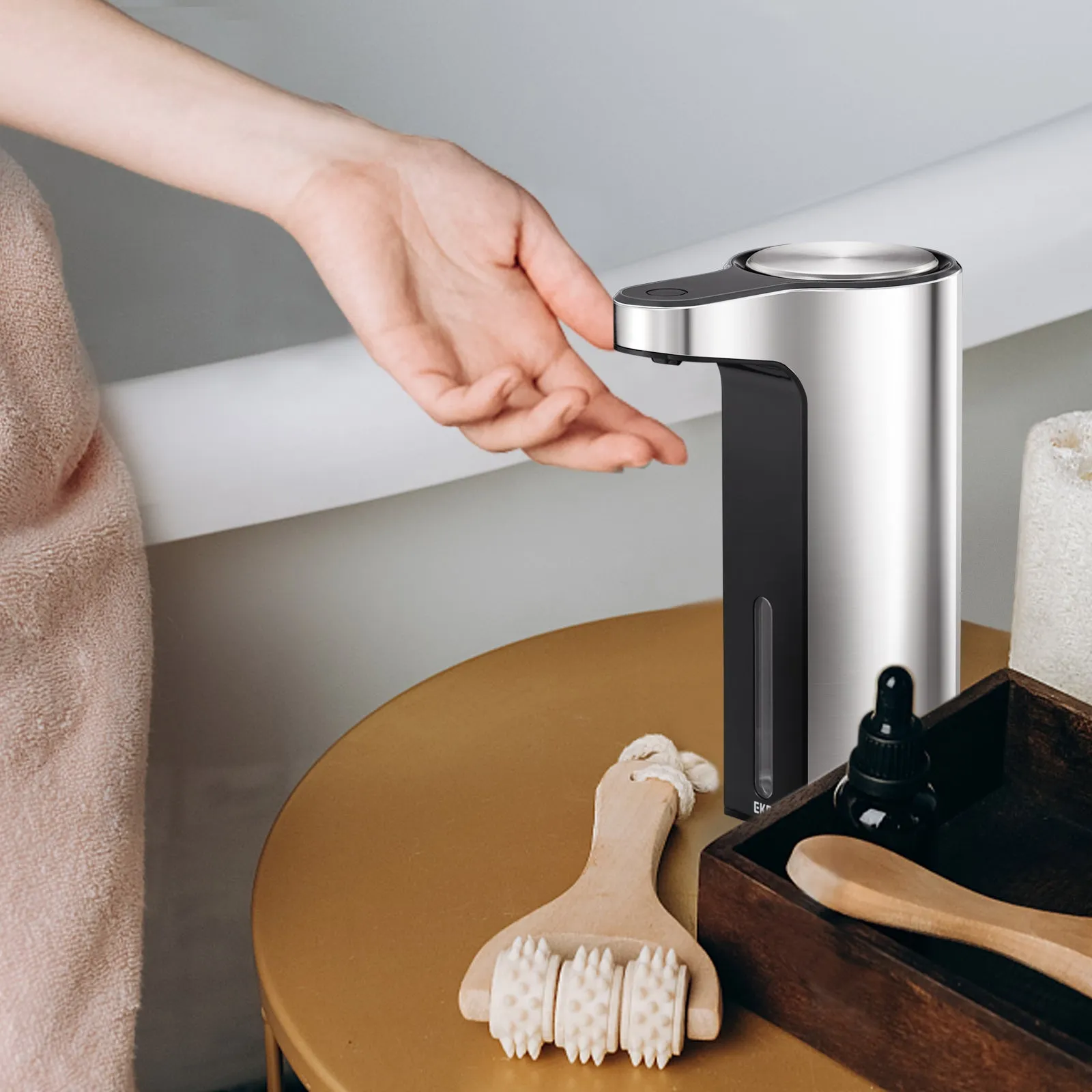 Aroma Smart Liquid Soap Dispenser - Stainless Steel
