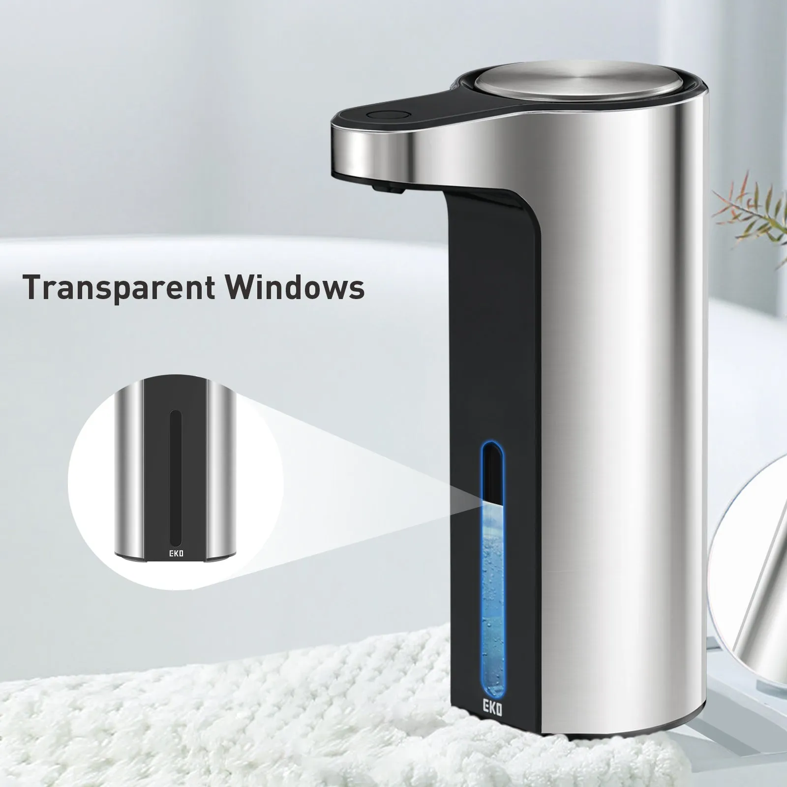 Aroma Smart Liquid Soap Dispenser - Stainless Steel