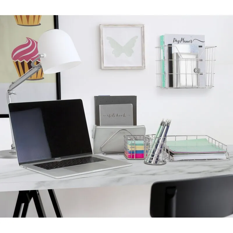 Bostein Metal Desktop Organizer Set