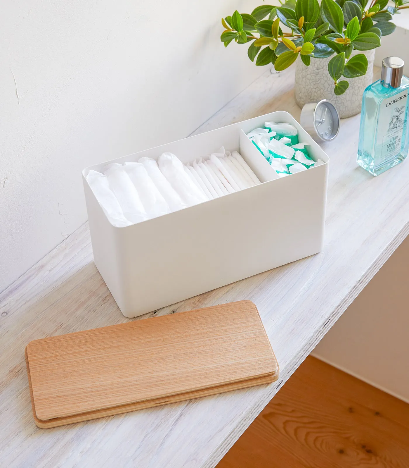 Countertop Organizer - Steel   Wood