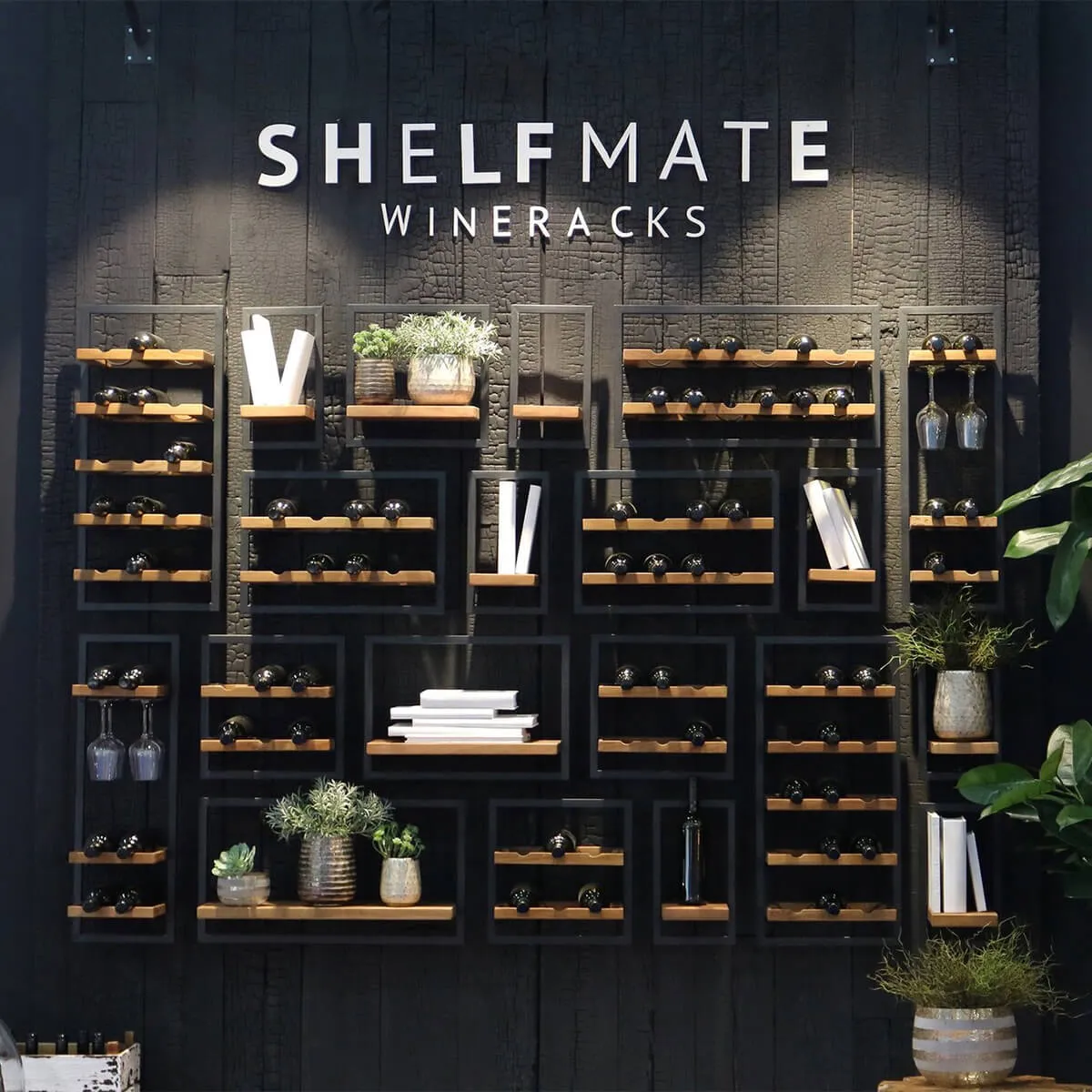 D-Bodhi Wall Wine Rack - 8 Bottles