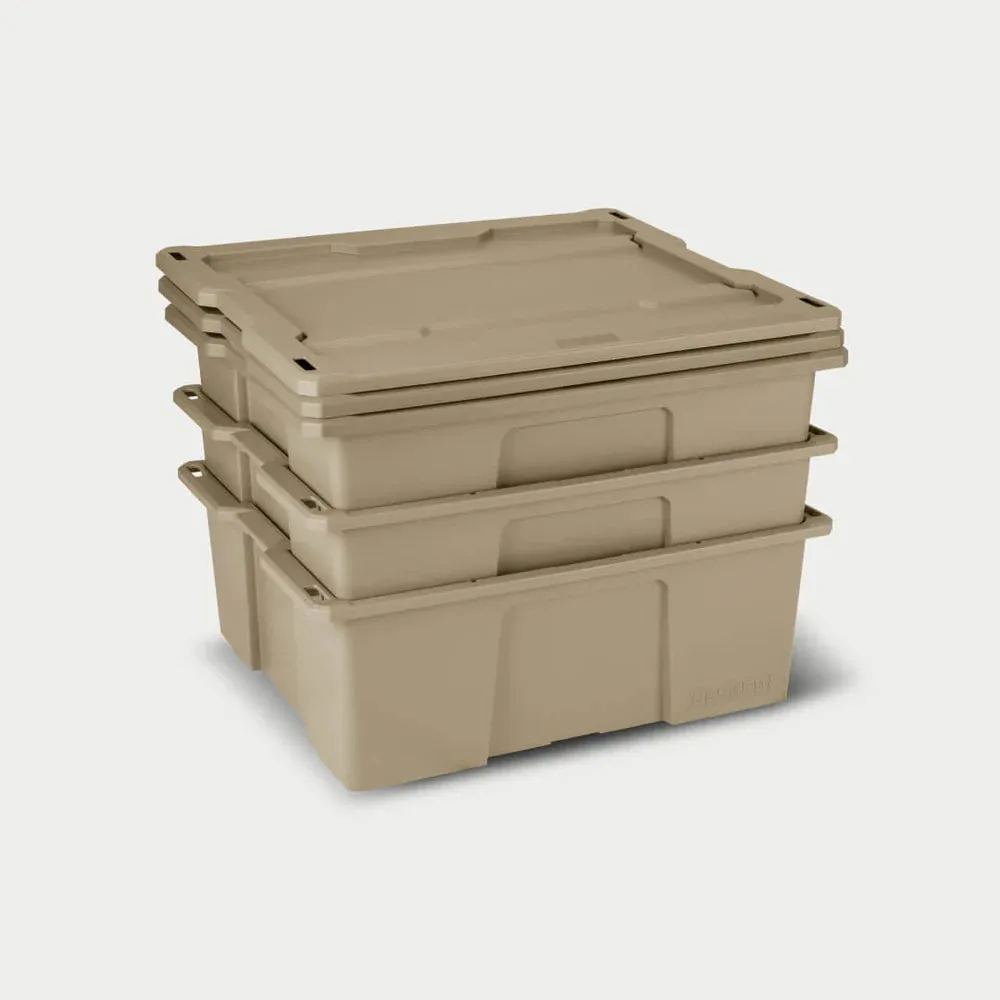Decked D-Co Bin 32 (Set of 3) in Tan