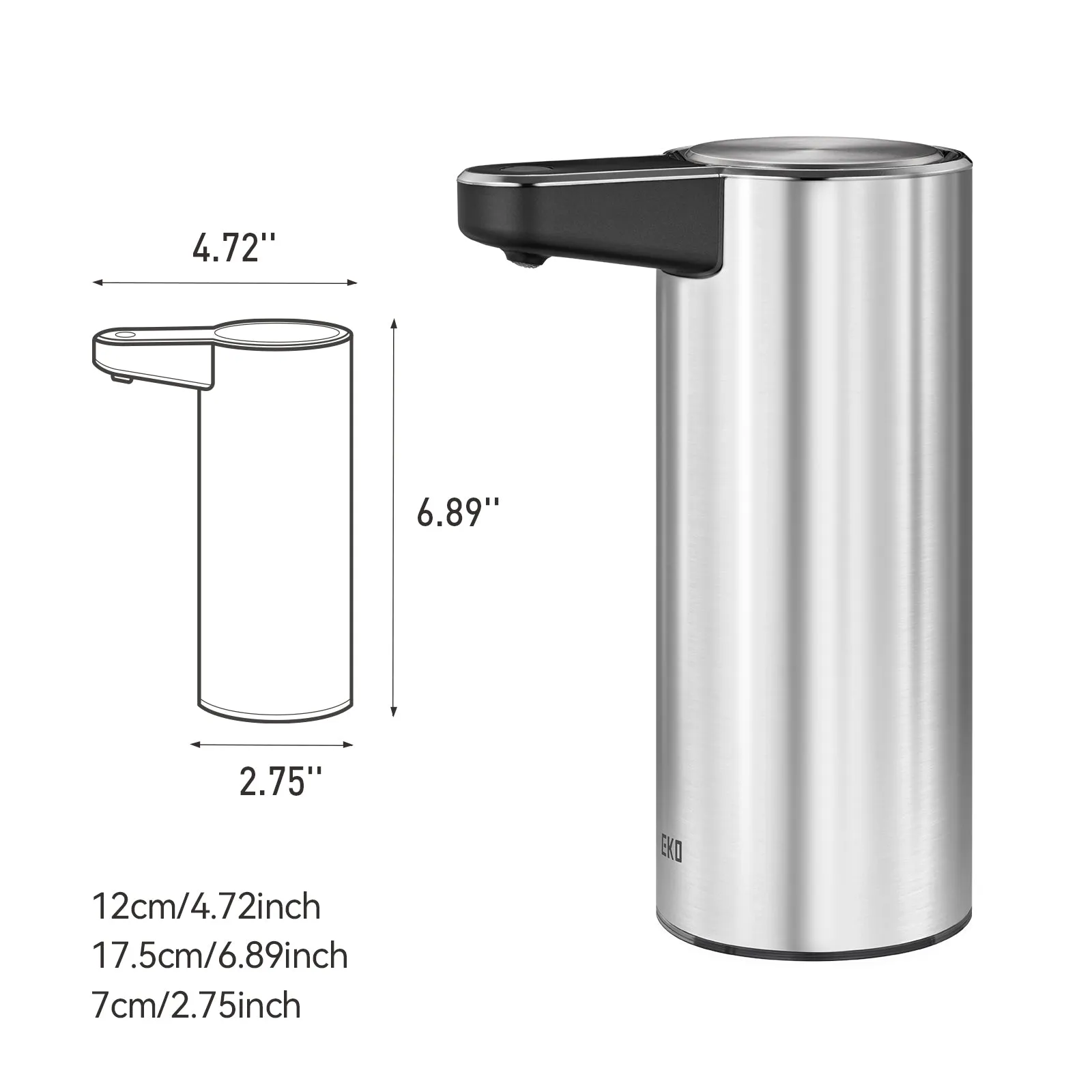 Deluxe Aroma Smart Liquid Soap Dispenser - Stainless Steel