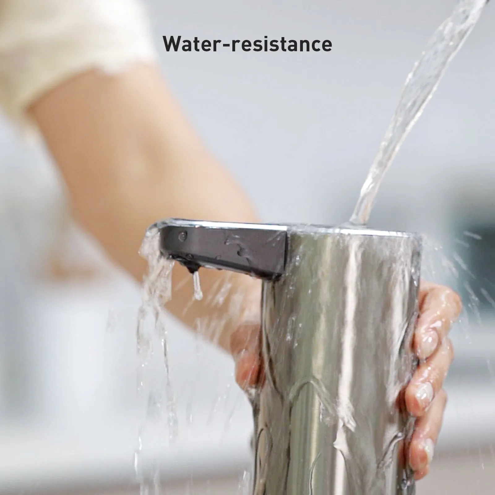 Deluxe Aroma Smart Liquid Soap Dispenser - Stainless Steel
