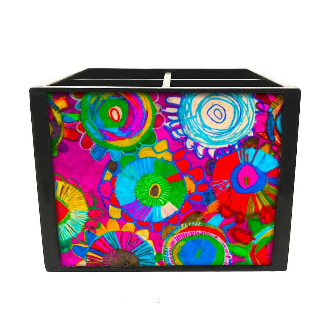Designer Unique Cutlery Holder for Spoons, Forks & Knives-Designer Floral Stitch
