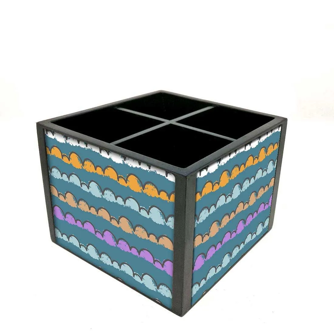 Desk Organizer For Stationery - Clouds of Color