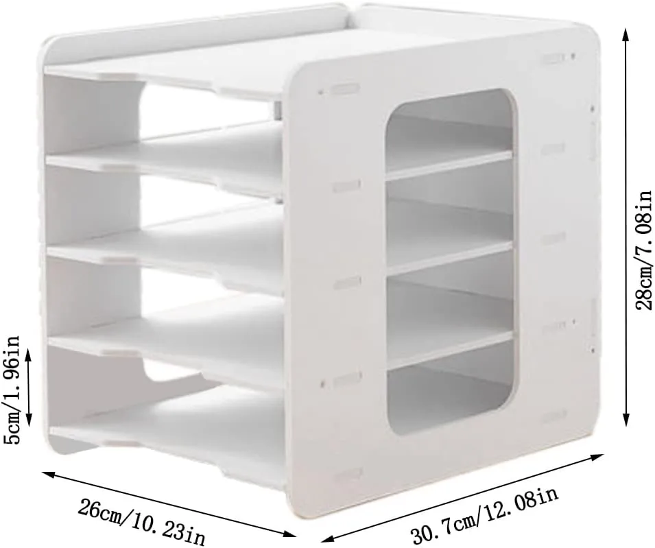 Desktop A4 Paper File Storage Organizer Holder