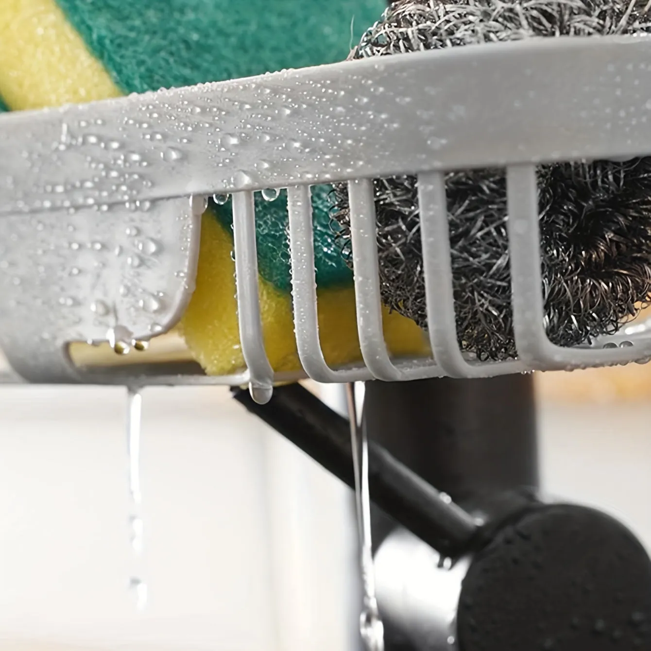 Faucet Mount Sponge Holder The Ultimate Sink Organizer