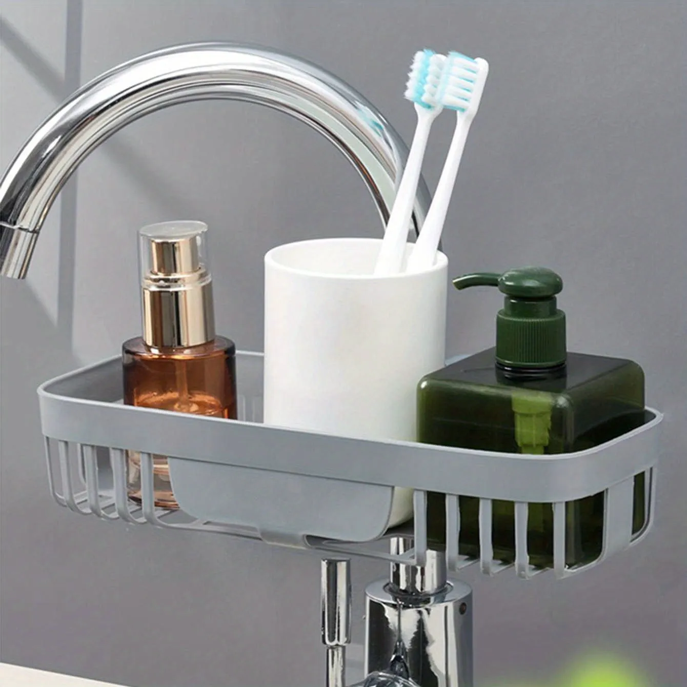 Faucet Mount Sponge Holder The Ultimate Sink Organizer