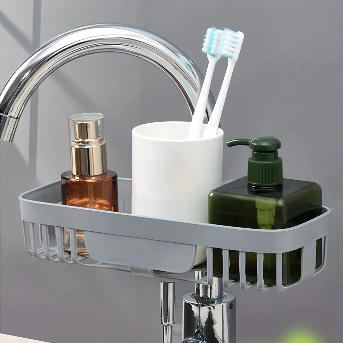 Faucet Mount Sponge Holder The Ultimate Sink Organizer