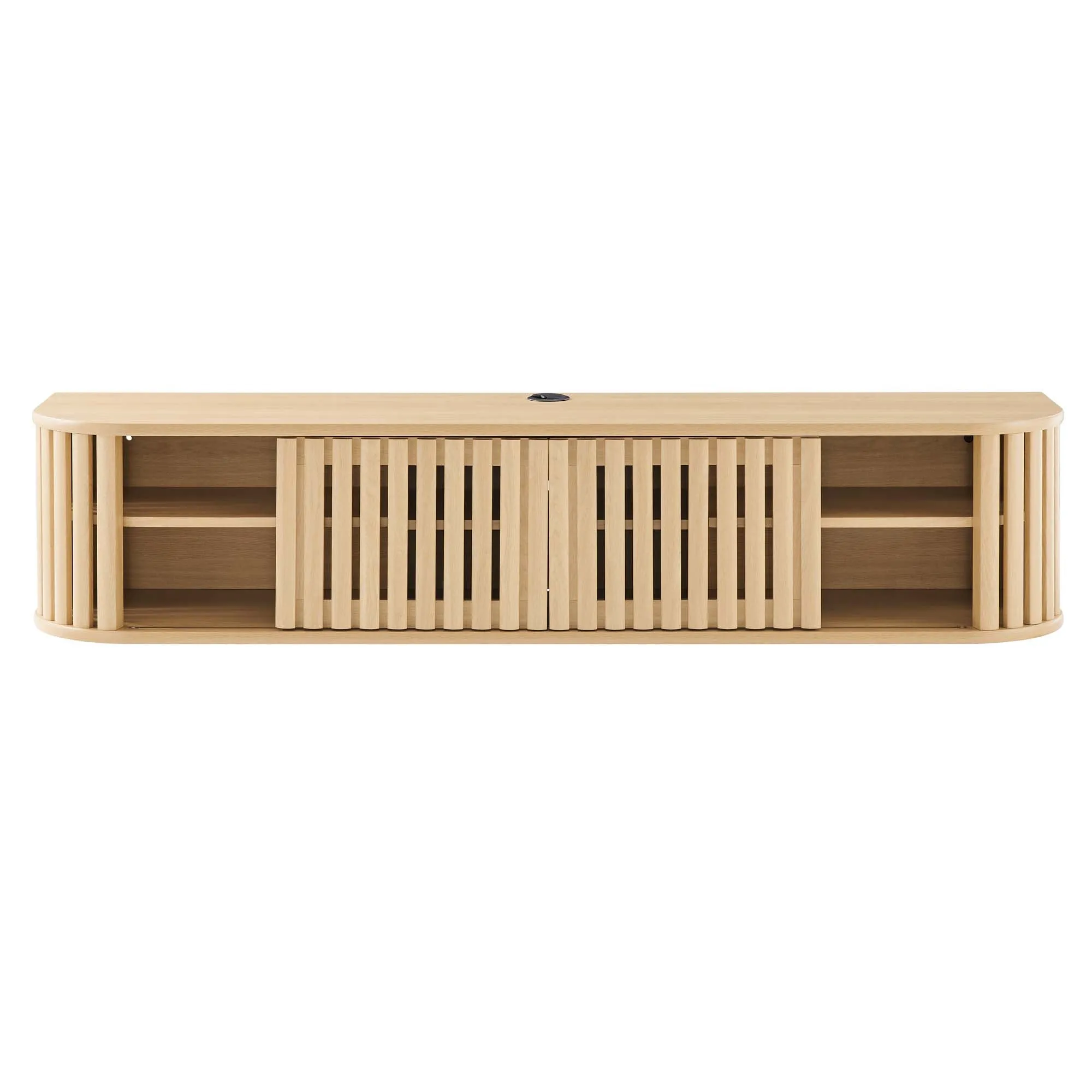 Fortitude 63" Wall-Mounted TV Stand by Modway