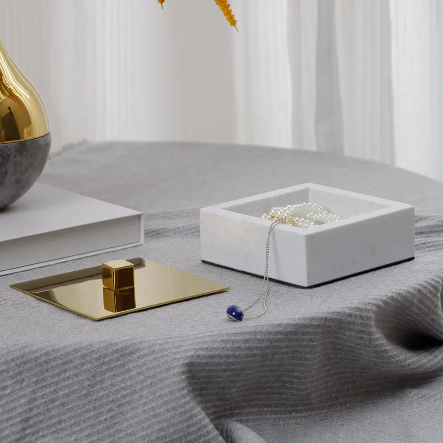 Golden Marble Box
