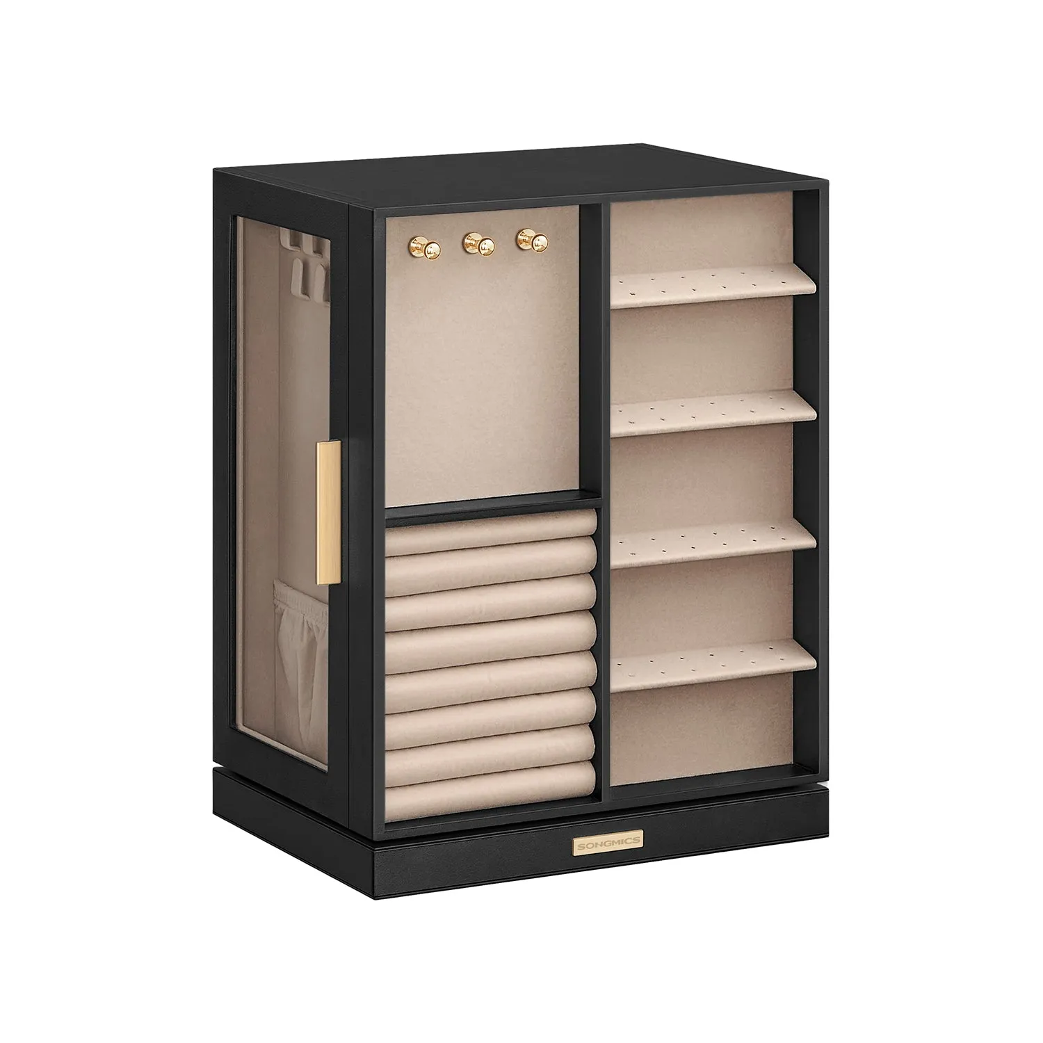 Jewelry Box 360° Rotating, Open Design