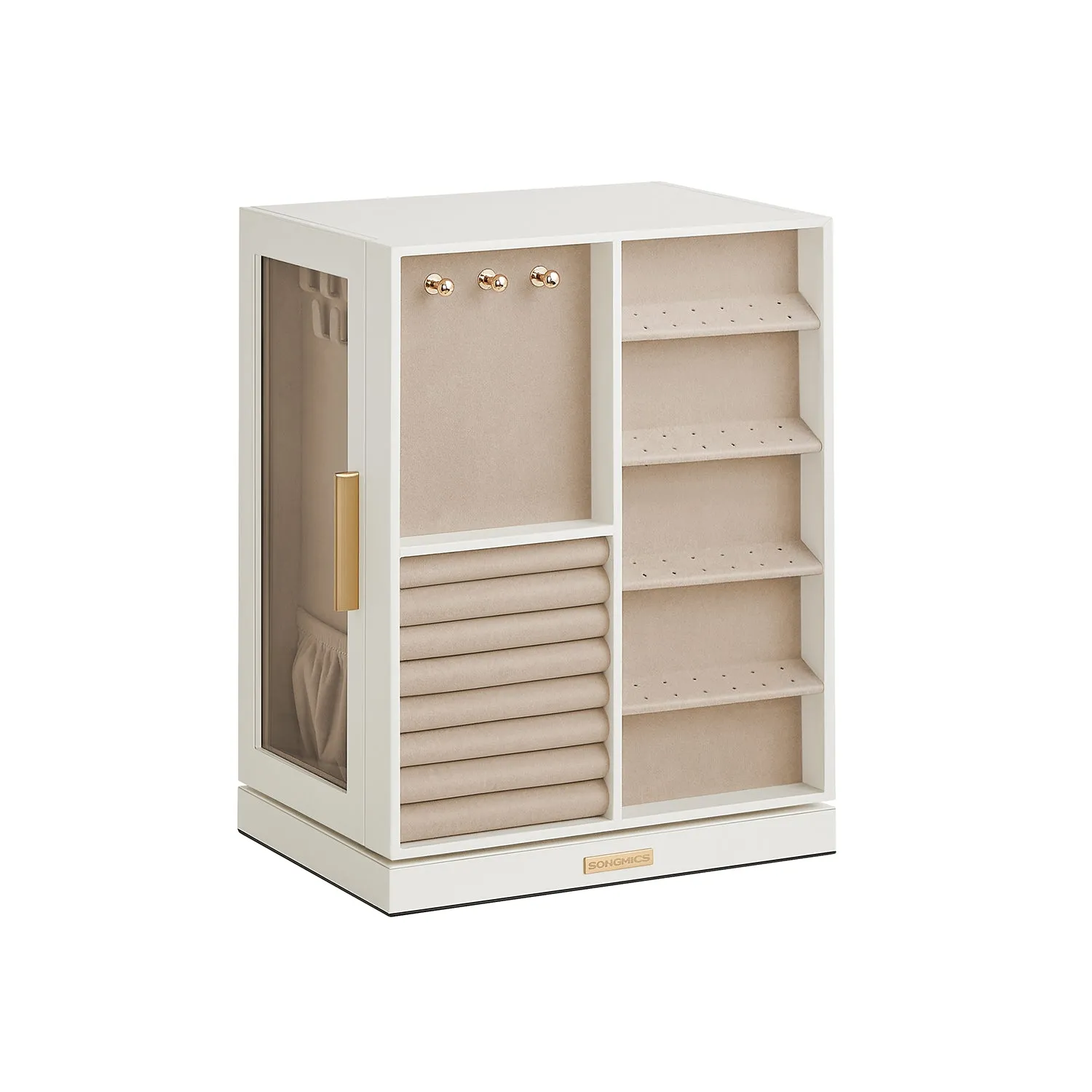 Jewelry Box 360° Rotating, Open Design