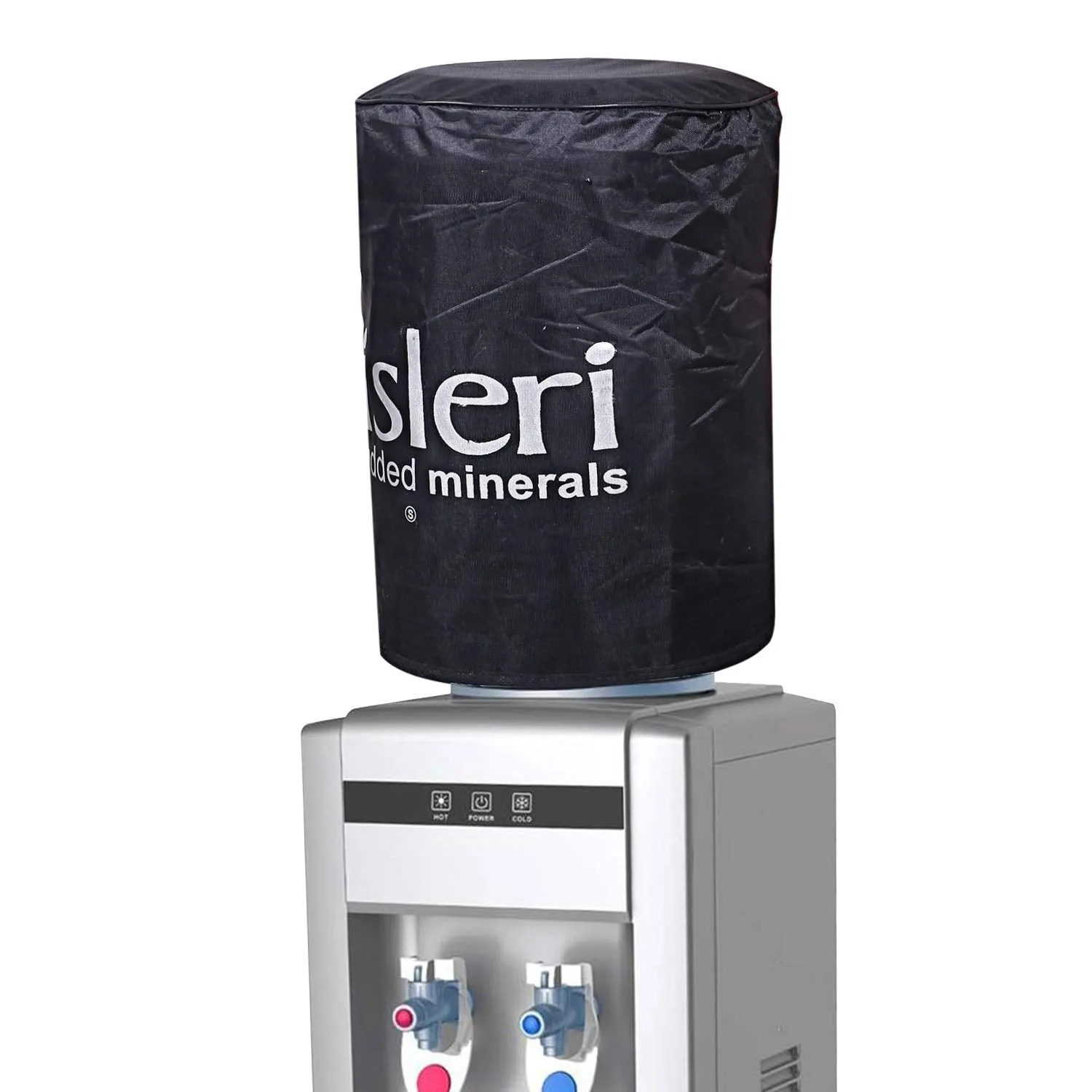 Kuber Industries Rexine Water Dispenser Bottle Cover 20 Litre (Black)-CTKTC13518