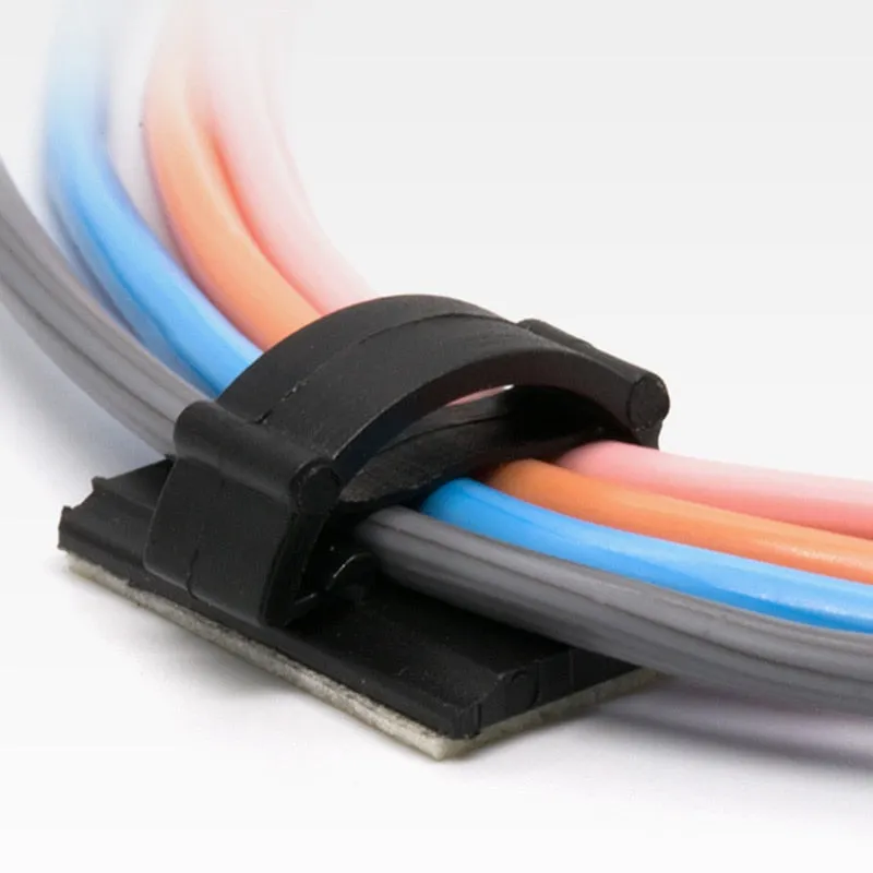 love607----10 Pcs Under Desk Cable Organizer
