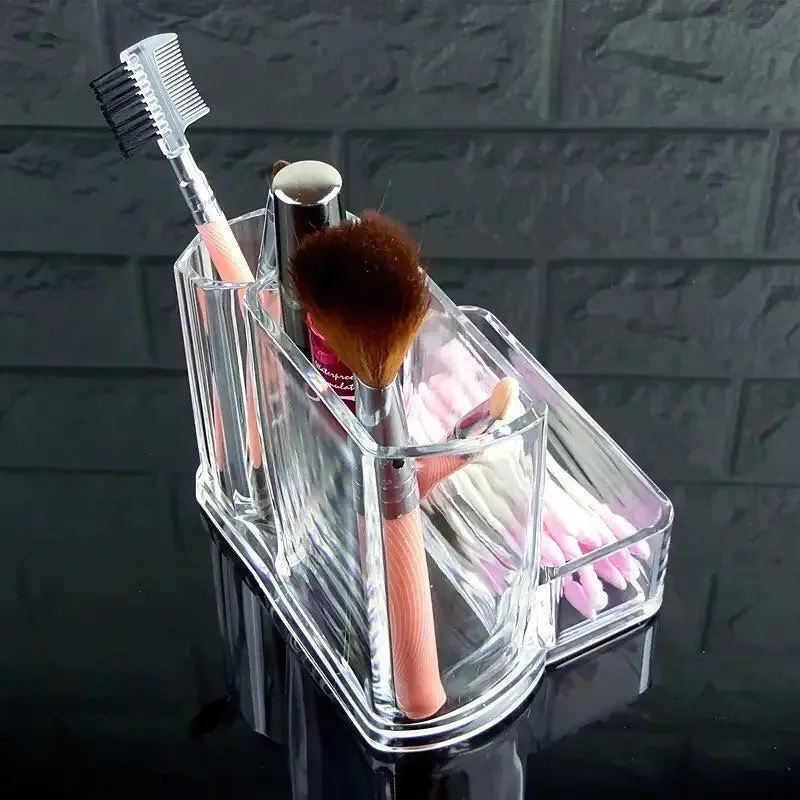 Makeup Brush Storage Box Lipstick Makeup Organizer Transparent Acrylic Cosmetics Jewelry Office Supplies Business Plastic Box