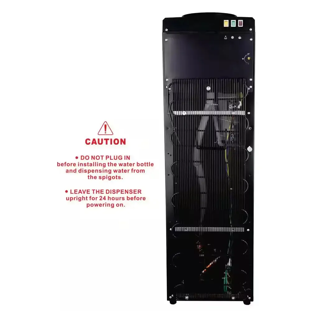 Matte Black Top Load Water Dispenser