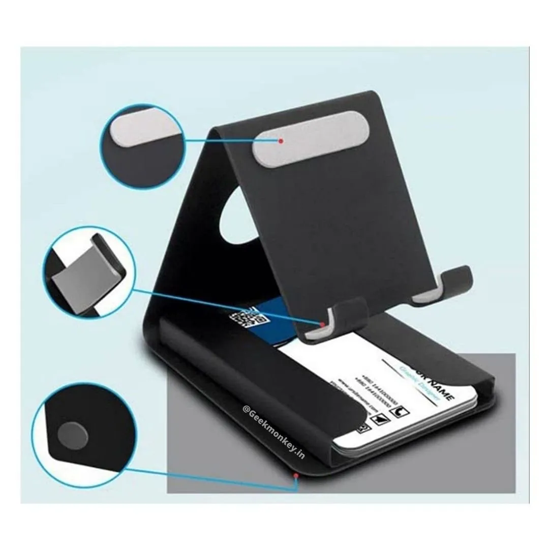 Mobile Phone Stand with Card Holder - WFH Essentials