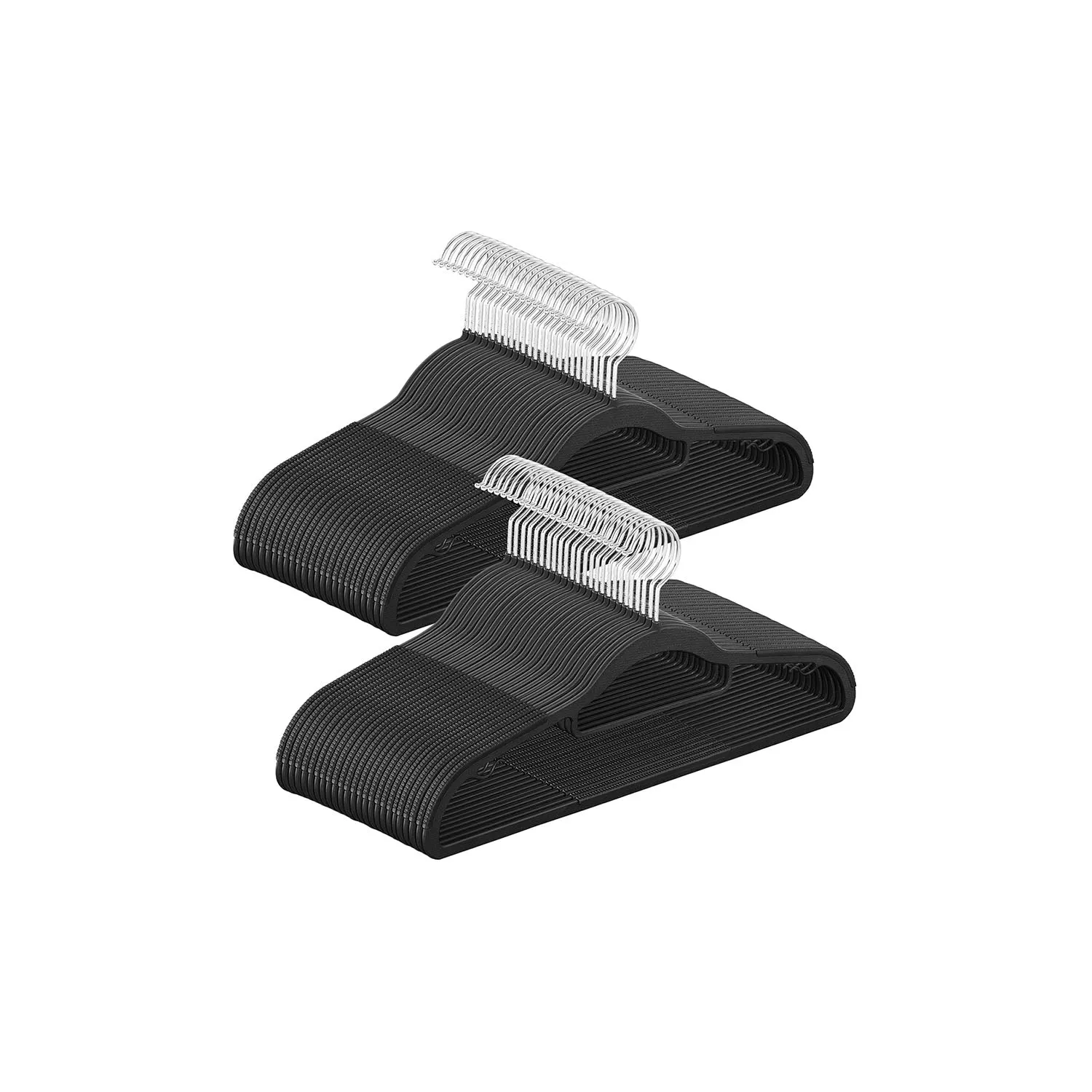 Non-Slip Coat Hangers with Swivel Hook