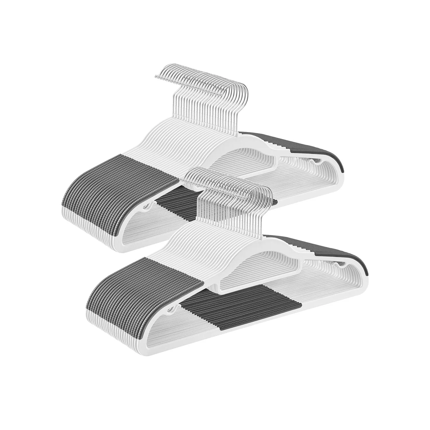 Non-Slip Coat Hangers with Swivel Hook