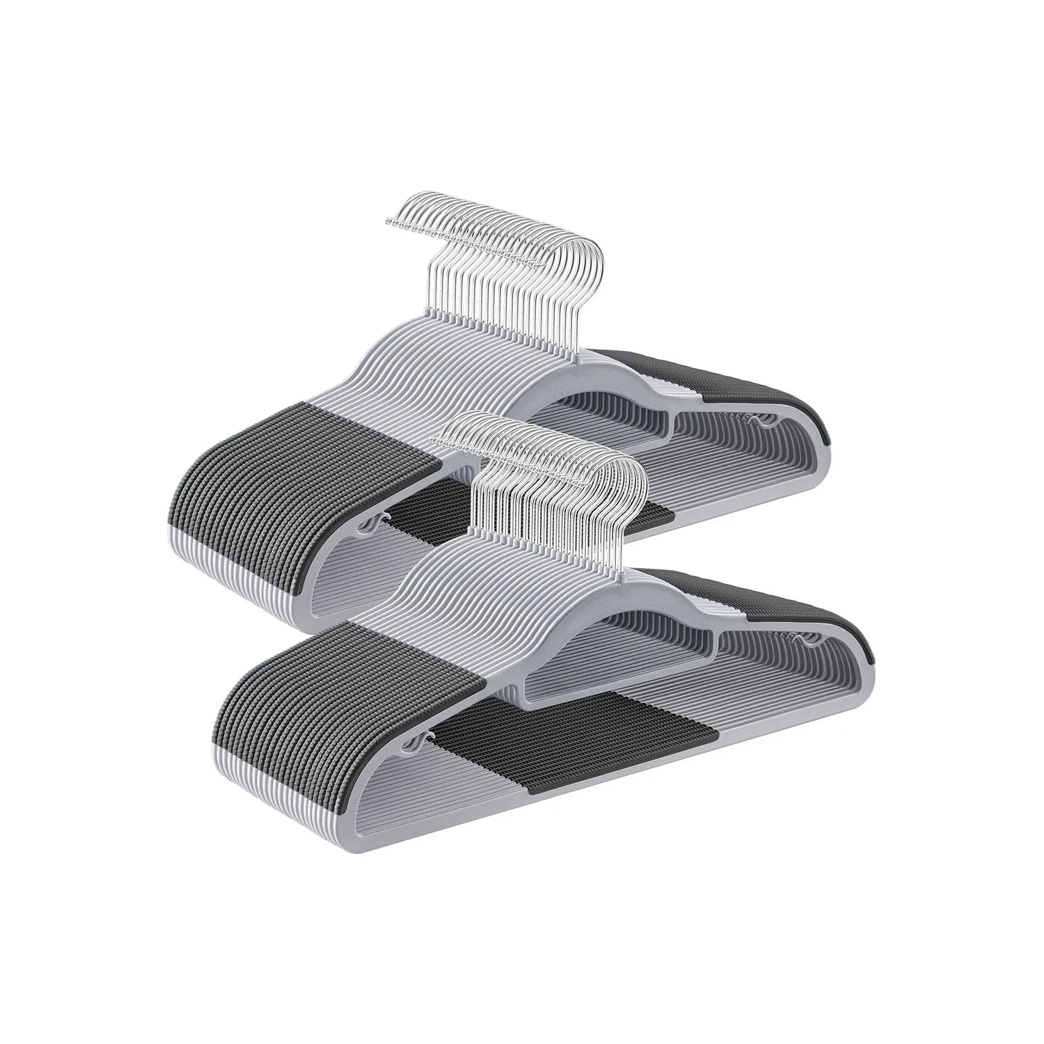 Non-Slip Coat Hangers with Swivel Hook
