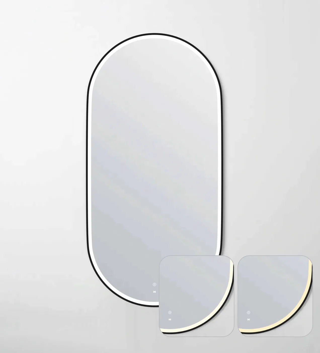 Otti Australia | 1500 Noosa Black Metal Frame Mirror