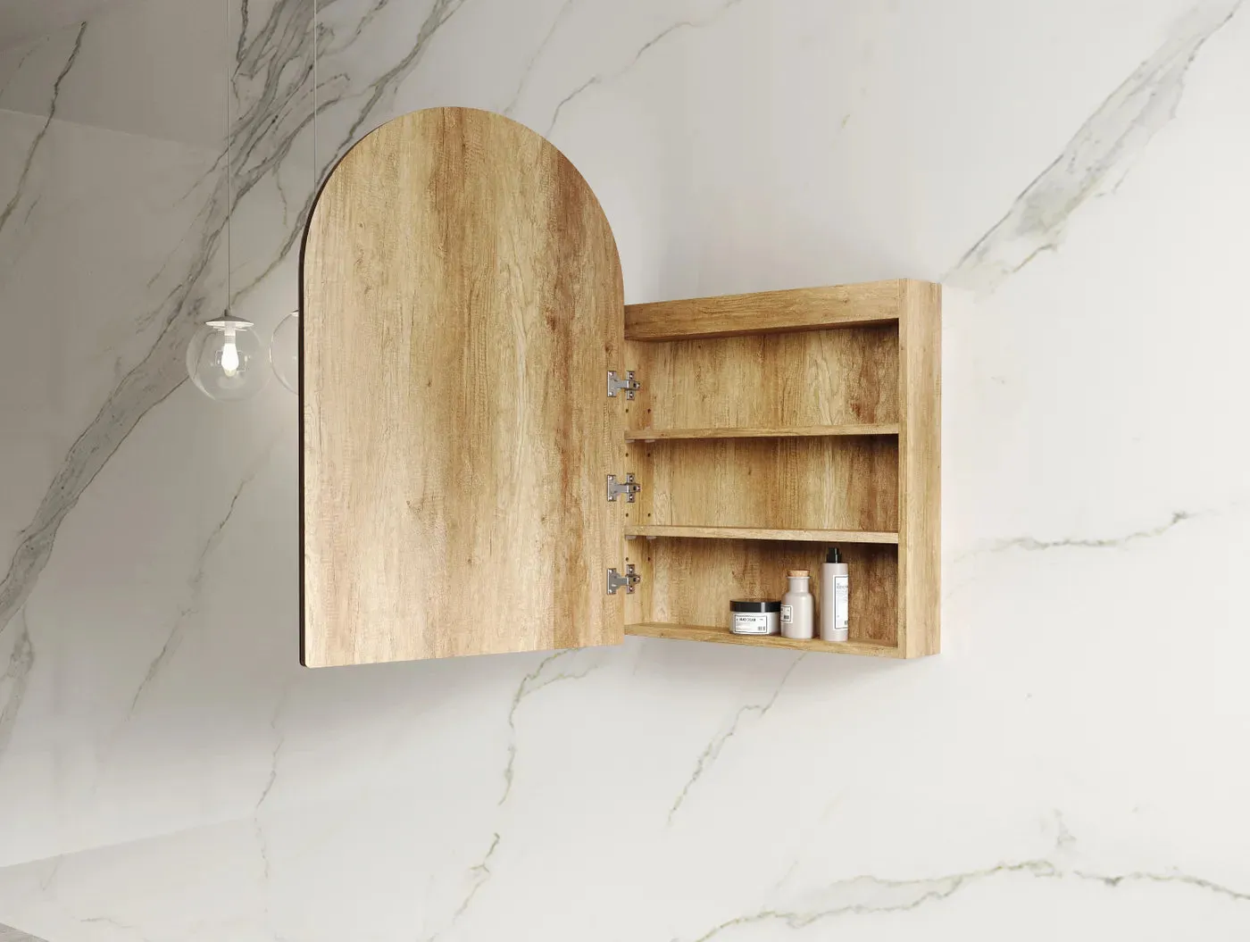 Otti Australia | Archie Natural Oak Led Shaving Cabinet