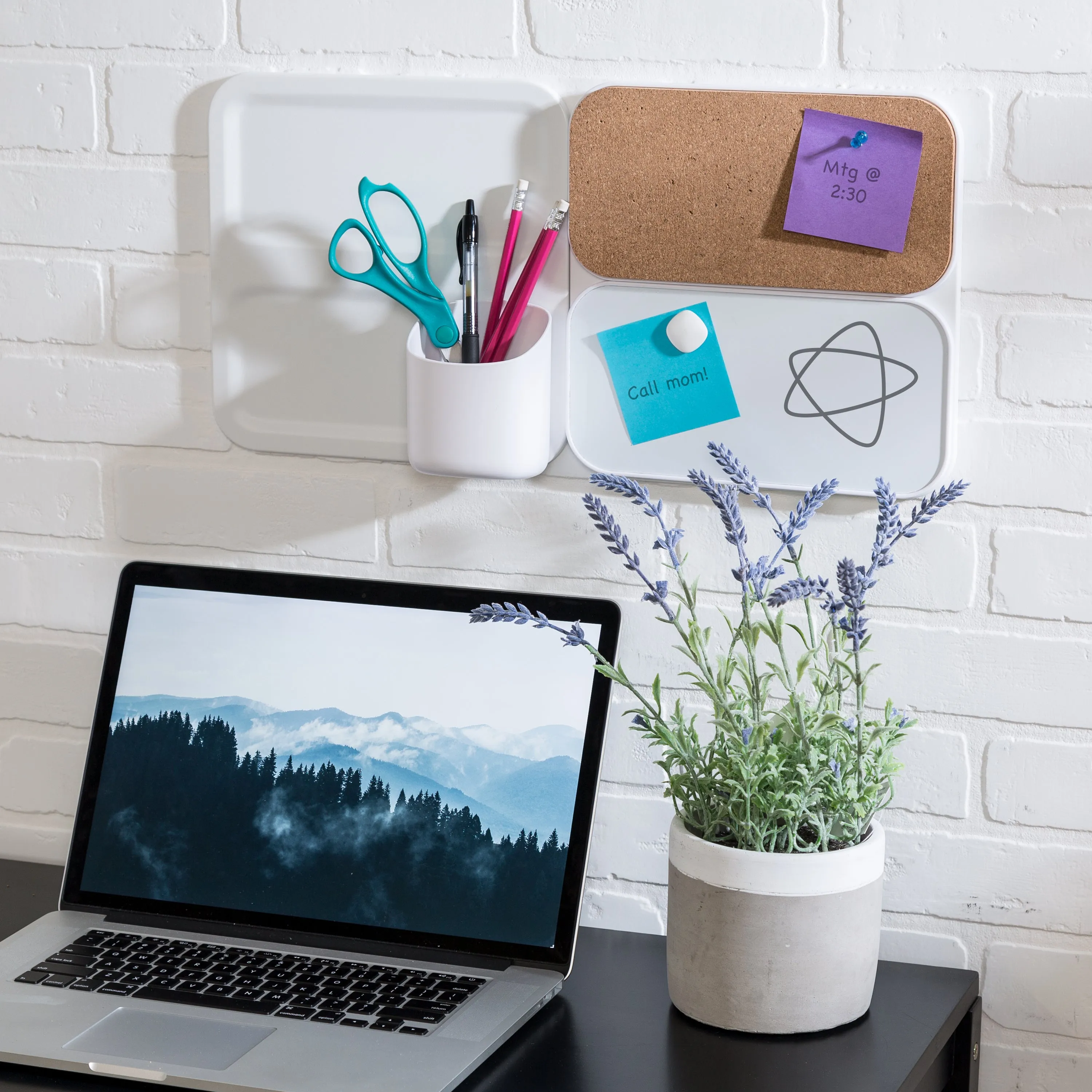 Perch White Wally Organizer Base