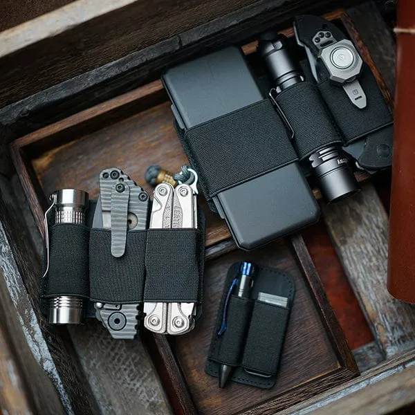 PL6 Tactical Modular Organizer Storage, EDC Elastic Organizer Holder