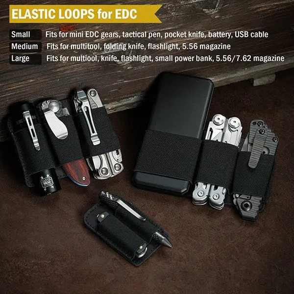 PL6 Tactical Modular Organizer Storage, EDC Elastic Organizer Holder