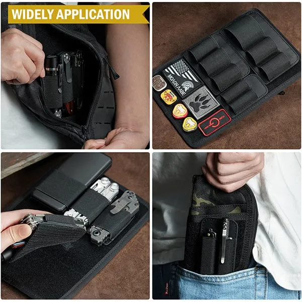 PL6 Tactical Modular Organizer Storage, EDC Elastic Organizer Holder