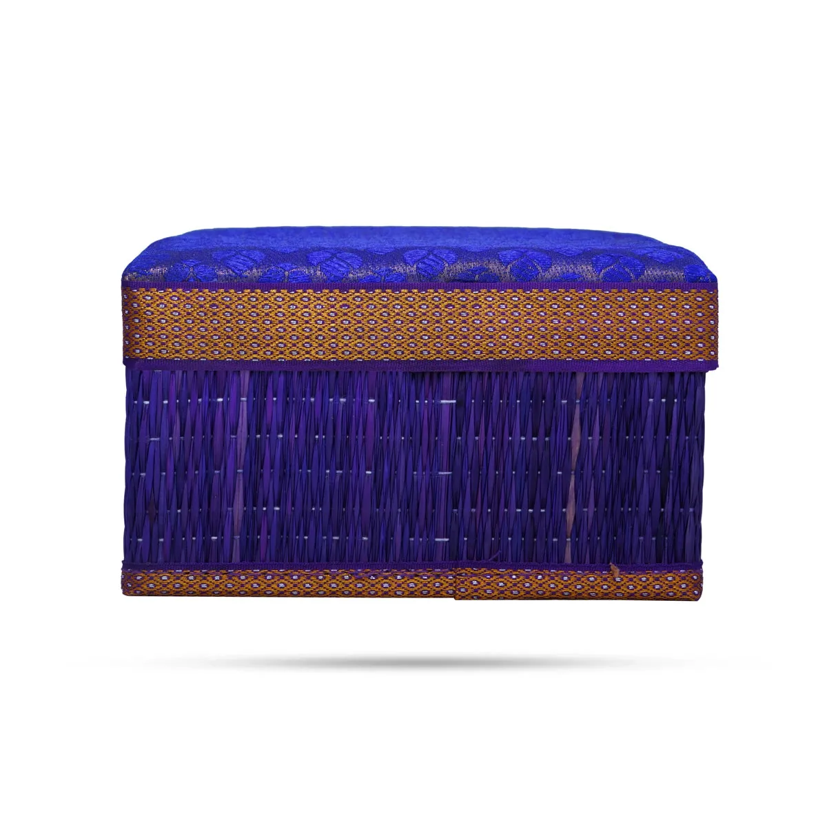 Pooja Box - 4 x 6 Inches | Korai Box with Lid/ Return Gift/ Square Shape Storage Box for Home