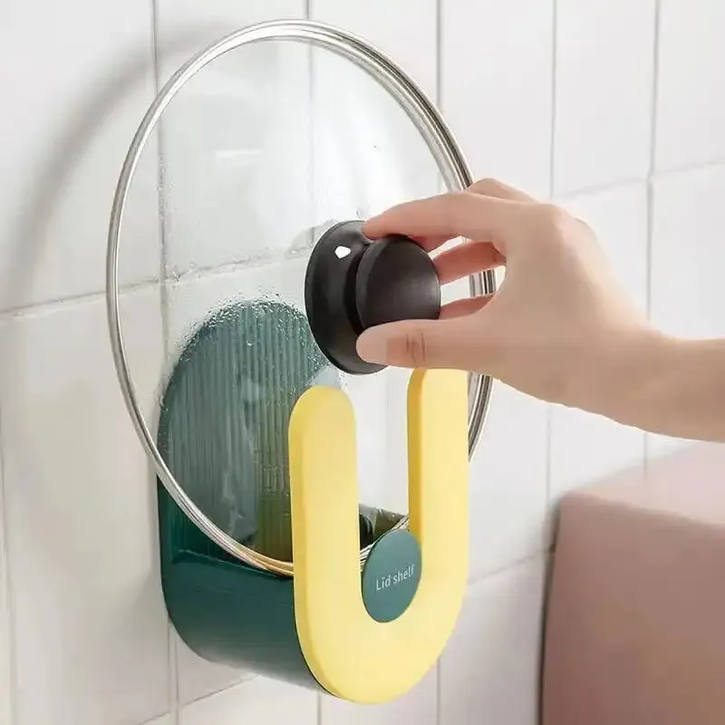 Pot Cover Rack & Chopping Board Holder