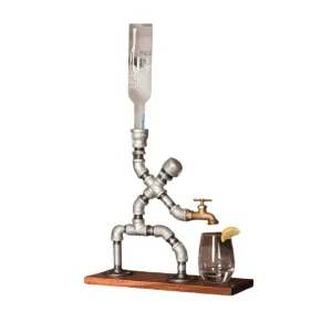 Rustic Pipe Dispenser-The Waiter