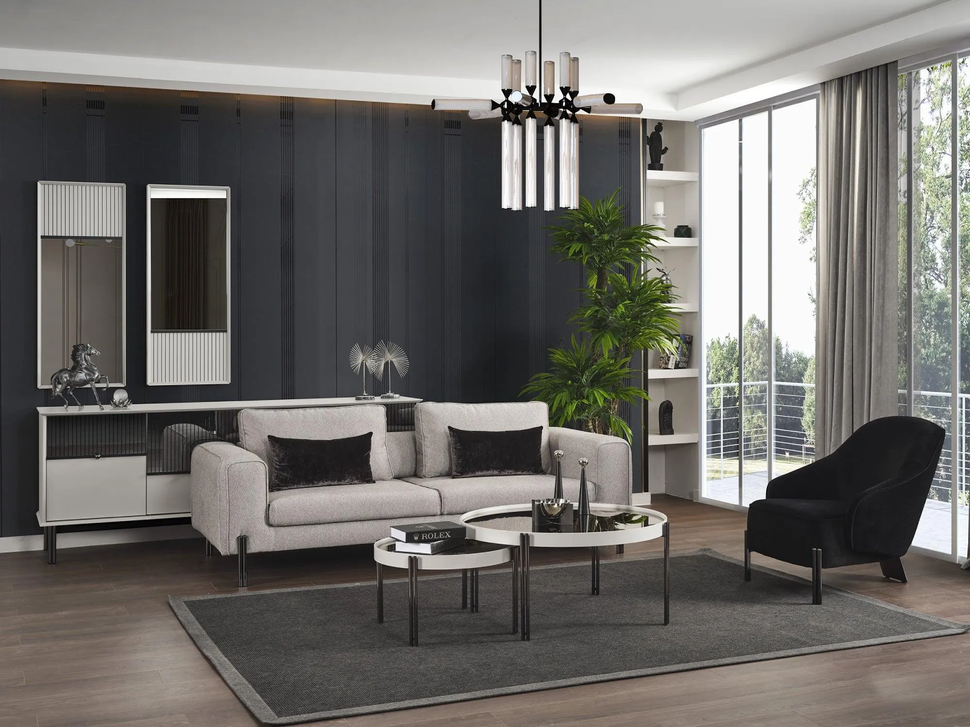 Salena Accent Armchair Black