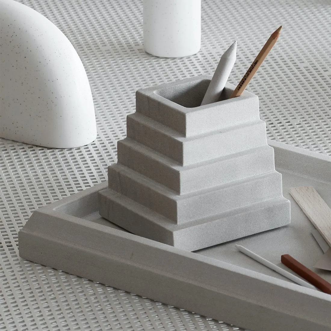 Sandstone Desk Organizer Large