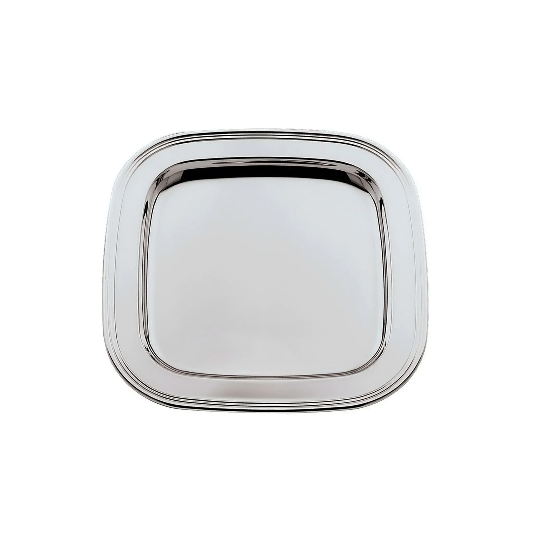 Silver Square Tray - 8"