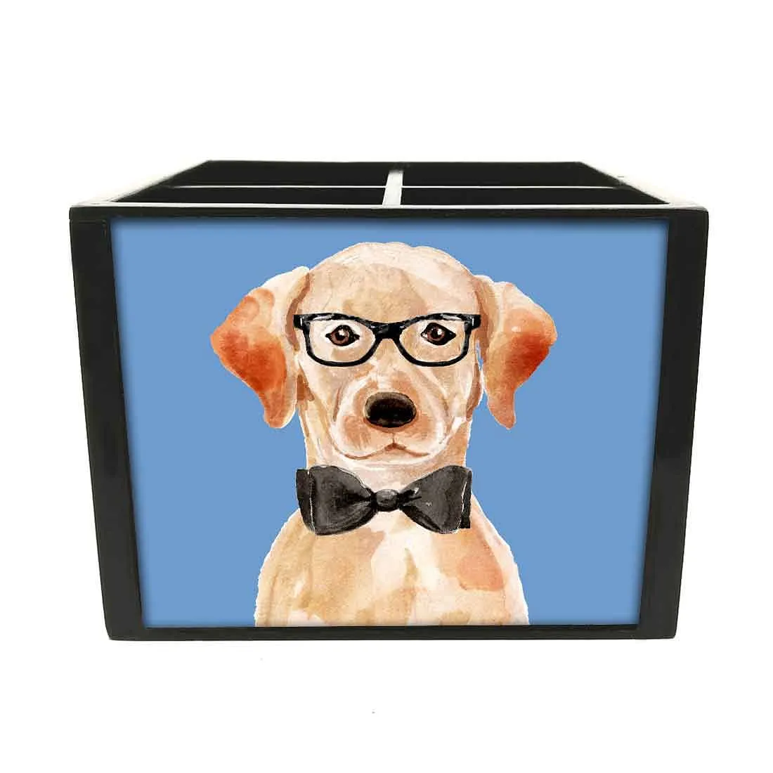 Silverware Cutlery Stand Holder -  Hipster Pitbull